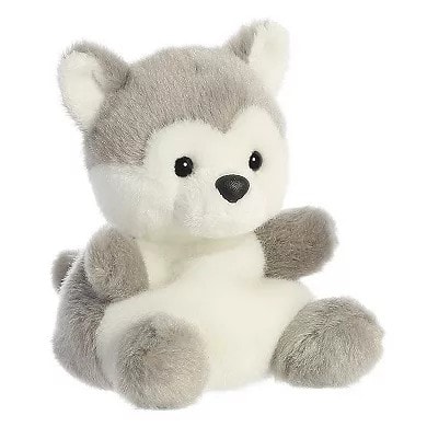 Baby wolf plush animal included in bundle
