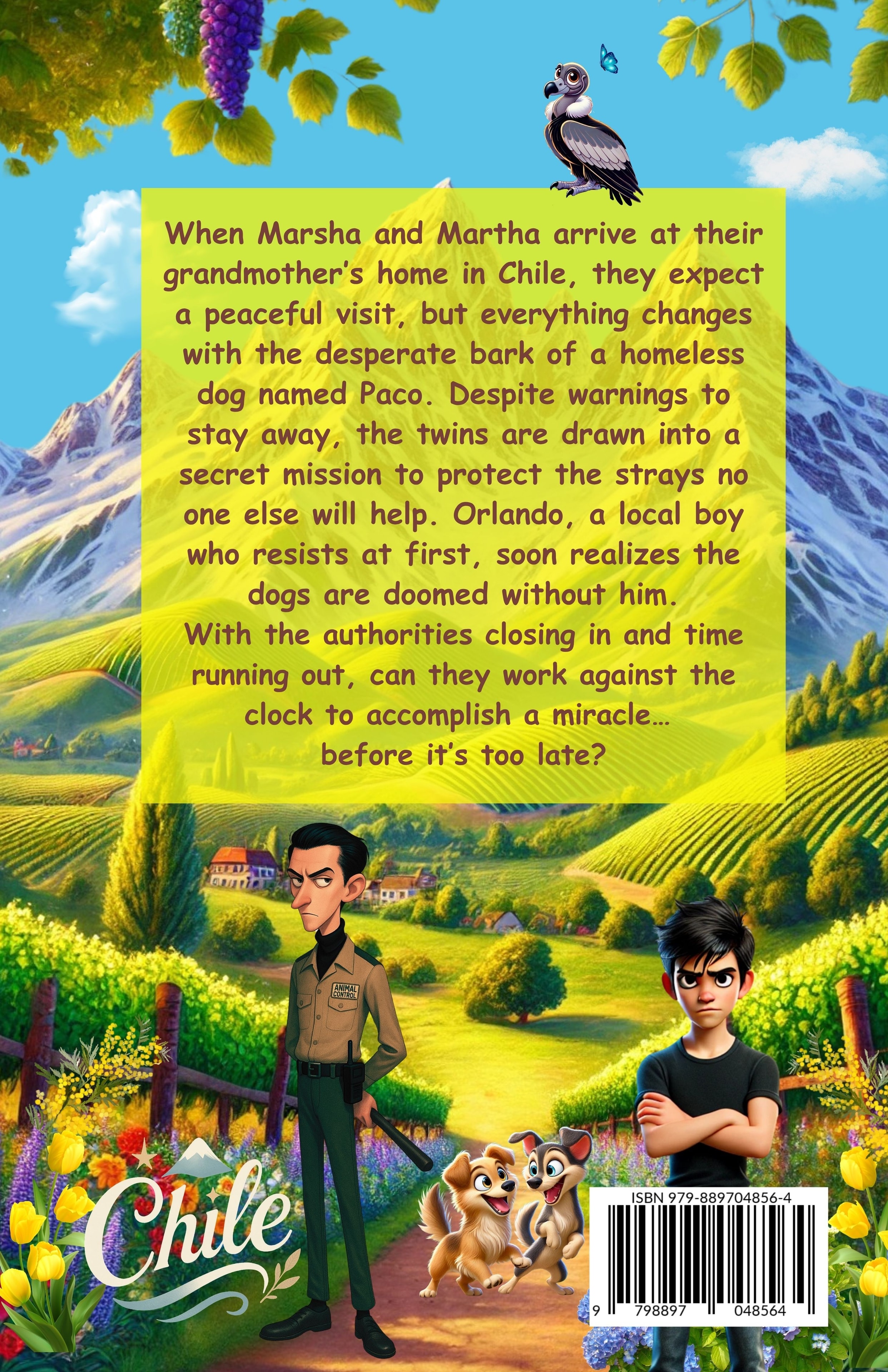 Paco's Secret Mission – back cover