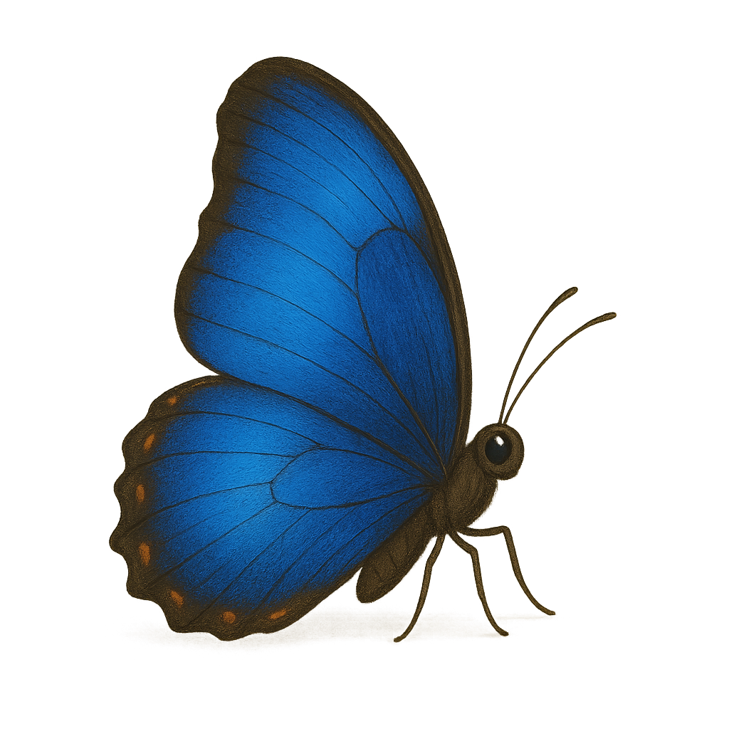 Blue butterfly